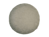  Kissenhülle rund 60 cm Ø greig-taupe Chenille-Haptik beties „FarbTon" – Kissenbezug Oeko-Tex 