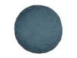  Kissenhülle rund 60 cm Ø nordlicht-blau Chenille-Haptik beties „FarbTon" – Kissenbezug Oeko-Tex 