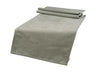  XL Tischläufer 40x220 cm greig-taupe Chenille-Haptik beties „FarbTon" – Tischwäsche Oeko-Tex 