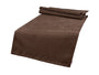  XL Tischläufer 40x220 cm kaffeebohne-braun Chenille-Haptik beties „FarbTon" – Tischwäsche Oeko-Tex 