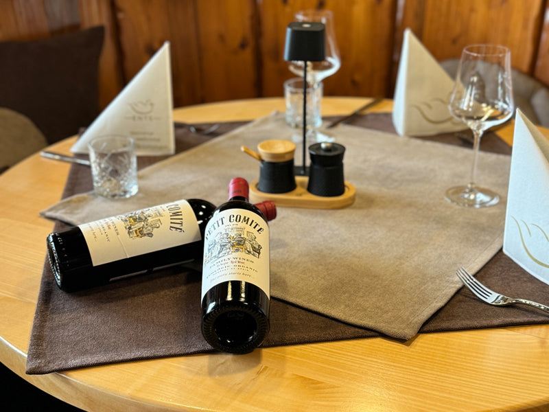 Mitteldecke ca. 80x80 cm Chenille-Haptik beties "FarbTon" Tischwäsche in Raumausstatter Qualität