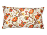 Kissenhülle ca. 30x50 cm Paisley/Boteh-Muster in orange-beige beties "Horrero"