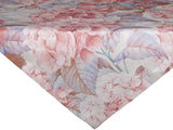 Couverture moyenne environ 80x80 cm mer de fleurs en beties lilas-bleu "hortensia"
