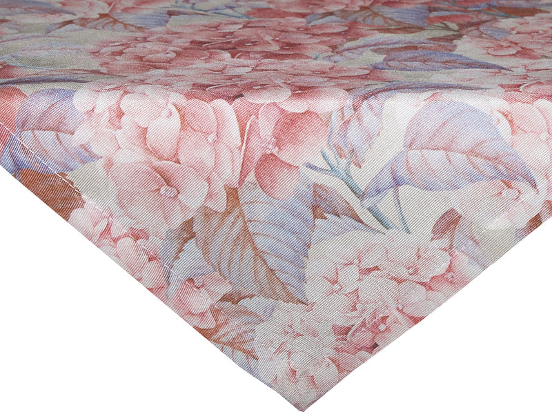 Couverture moyenne environ 80x80 cm mer de fleurs en beties lilas-bleu "hortensia"