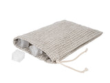 Sauna-Set 3-teilig aus Leinen-Waffelpiqué – Sauna Beanie, Haarturban und Eisbeutel | beties Wellnessglück