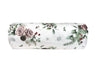 Nackenrollenhülle ca. 15x40 cm mauve – Winterdeko mit gefrosteten Rosen – 100% Baumwolle – Aus der beties Magie des Winters "Frost-Rose" Kollektion.