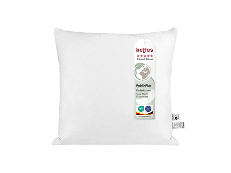 beties Publikplus Federkissen Fuellkissen 60x60 cm Etikett