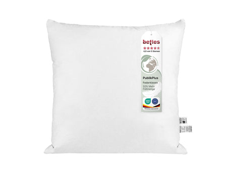  beties Publikplus Federkissen Fuellkissen 80x80 cm 