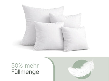 beties Publikplus Federkissen Fuellkissen Nahaufnahme fuellmenge 
