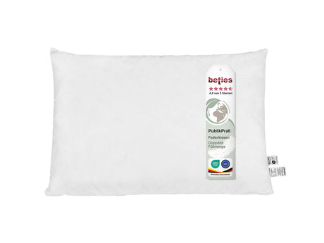 beties Publikprall Federkissen Fuellkissen 40x60 cm Etikett 