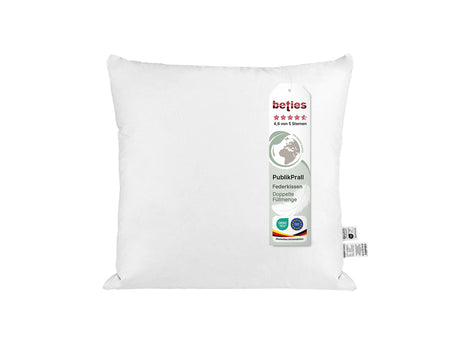  beties Publikprall Federkissen Fuellkissen 60x60 cm Etikett