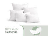 beties Publikprall federkissen Fuellkissen mehr Fuellung Nahaufnahme 