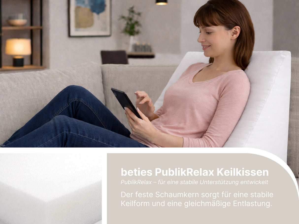 beties Publikrelax Qualitaetsschaumstoff – Nahaufnahme Materialdetail 