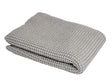 Wellness-Badetuch / Sauna Body Wrap in der Farbe Nebel-grau ca. 100x140 cm – aus Waffelpique Baumwoll-Leinenmix von beties aus der "PUR.NATURE" Serie