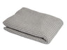 Wellness-Badetuch / Sauna Body Wrap in der Farbe Nebel-grau ca. 100x140 cm – aus Waffelpique Baumwoll-Leinenmix von beties aus der "PUR.NATURE" Serie