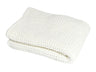 Sauna Schweiß- & Sitztuch Gletscher-weiß ca. 50x70 cm – aus Waffelpique Baumwoll-Leinenmix von beties aus der "PUR.NATURE" Serie.