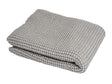 Sauna Schweiß- & Sitztuch Nebel-grau ca. 50x70 cm – aus Waffelpique Baumwoll-Leinenmix von beties aus der "PUR.NATURE" Serie.