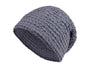 Sauna-Beanie von vorne in der Farbe Fjord-blau One-Size Unisex aus Waffelpique Baumwoll-Leinenmix von beties aus der "PUR.NATURE" Serie.