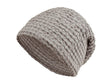 Sauna-Beanie von vorne in der Farbe Nebel-grau One-Size Unisex aus Waffelpique Baumwoll-Leinenmix von beties aus der "PUR.NATURE" Serie.