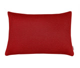 Kissenbezug ca. 25x40 cm im 3D-Waben-Design in der Farbe rot. Aus der beties "Rhythm" Serie.